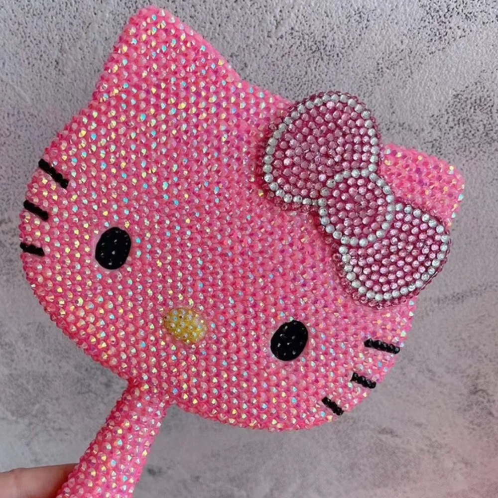 Hello Kitty Crystal Hand Mirror
